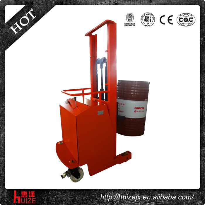 2半電動(dòng)配重油桶車（無底腿，只堆垛，不翻轉(zhuǎn)）