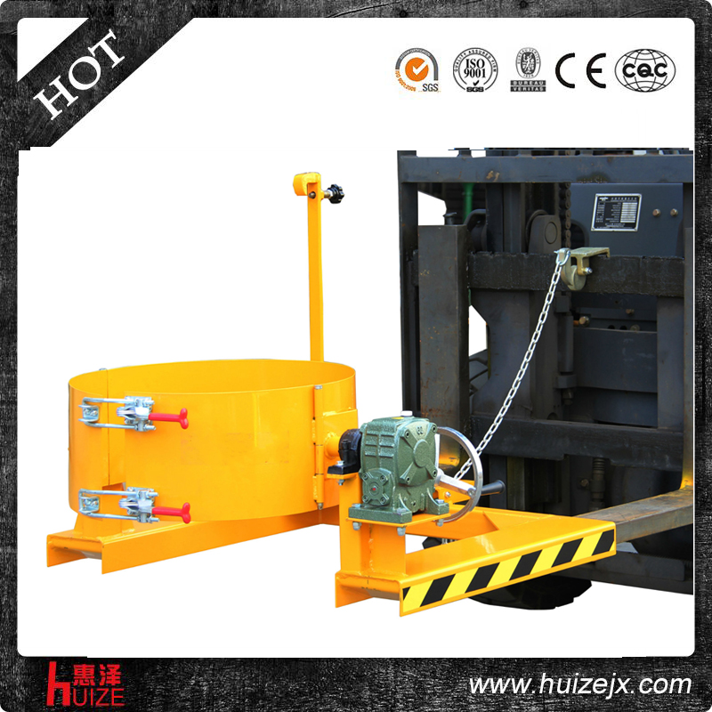 叉車專用倒桶機具（塑鐵桶，手翻轉）